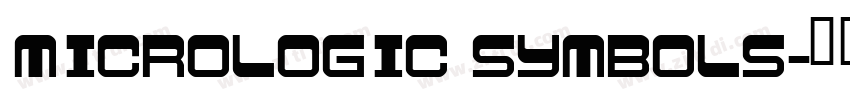 MicroLogic Symbols字体转换